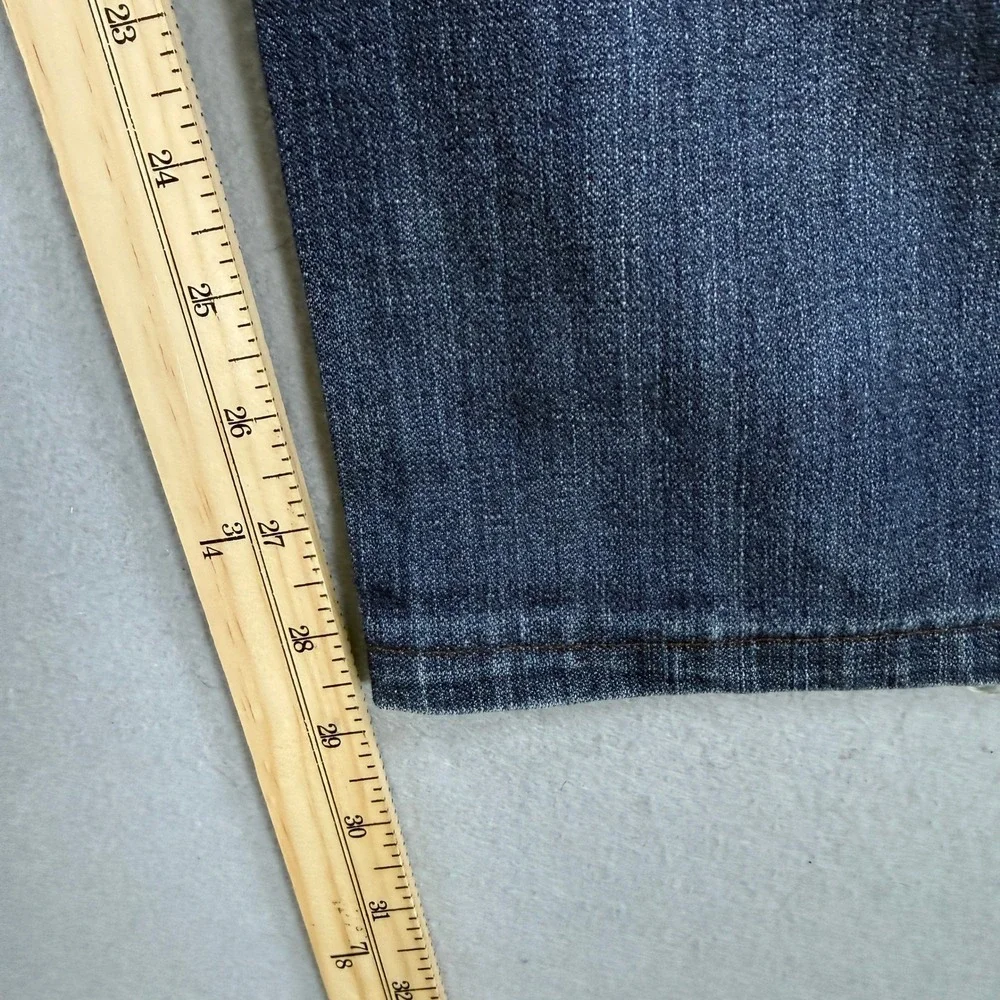 Vintage True Religion Geno Jean Men 34 Medium Wash Selvedge Denim Button Fly USA
